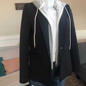 Street style Blazer with removable hood!